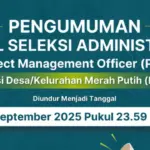 Diundur, Pengumuman Hasil Seleksi Administrasi PMO Kemenkop 2025