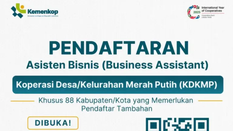 Rekrutmen Asisten Bisnis