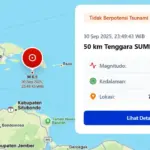 Gempa Sumenep M 6,1 Terasa Kuat Hingga Jember dan Malang