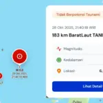 BMKG Terkini, Gempa Bumi M 6,8 Guncang Tanimbar Maluku