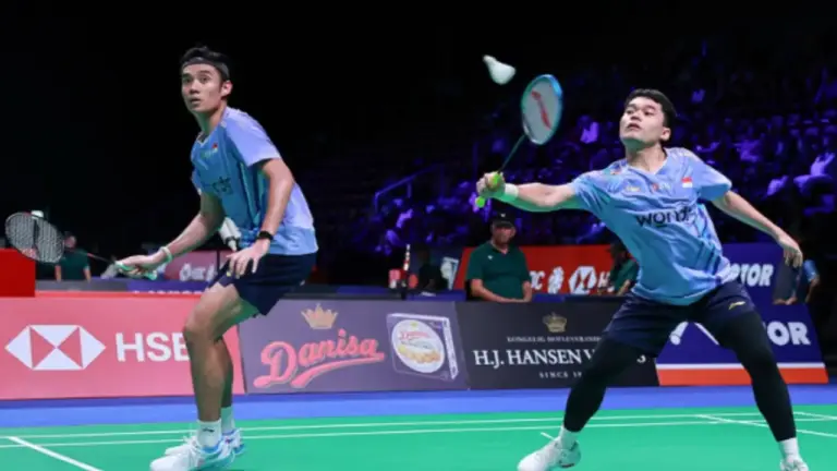 Leo dan Bagas 32 Besar Hylo Open 2025