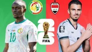 5 Pertandingan terakhir Senegal dan Irak