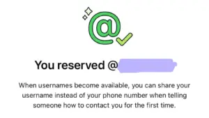 Cara Mendaftarkan Username WhatsApp Terbaru
