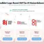Cara Polling Logo HUT ke-81 RI