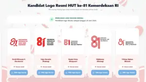 Cara Polling Logo HUT ke-81 RI