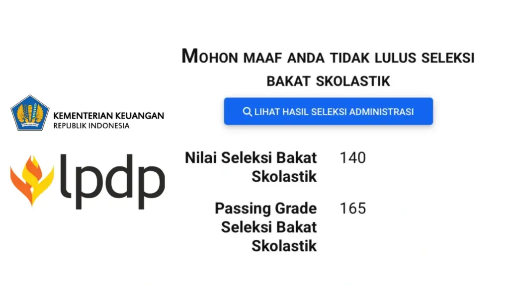 Cek Hasil Seleksi Bakat Skolastik LPDP