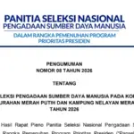 Download Hasil Pengumuman Akhir Seleksi Manajer Koperasi Merah Putih 2026