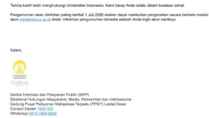 Cek Pengumuman Hasil SIMAK UI dan PPKB UI 2026