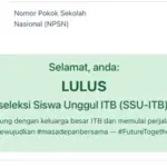 Cek Penguuman Hasil SSU ITB 2026 dan Syarat Daftar Ulang