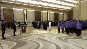 Mendiktisaintek Brian Yuliarto Pimpin Pelantikan Pejabat Kemdiktisaintek