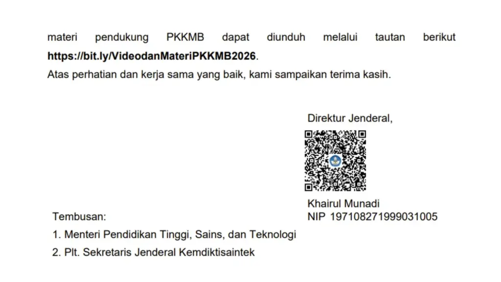 Panduan PKKMB 2026 Terbaru