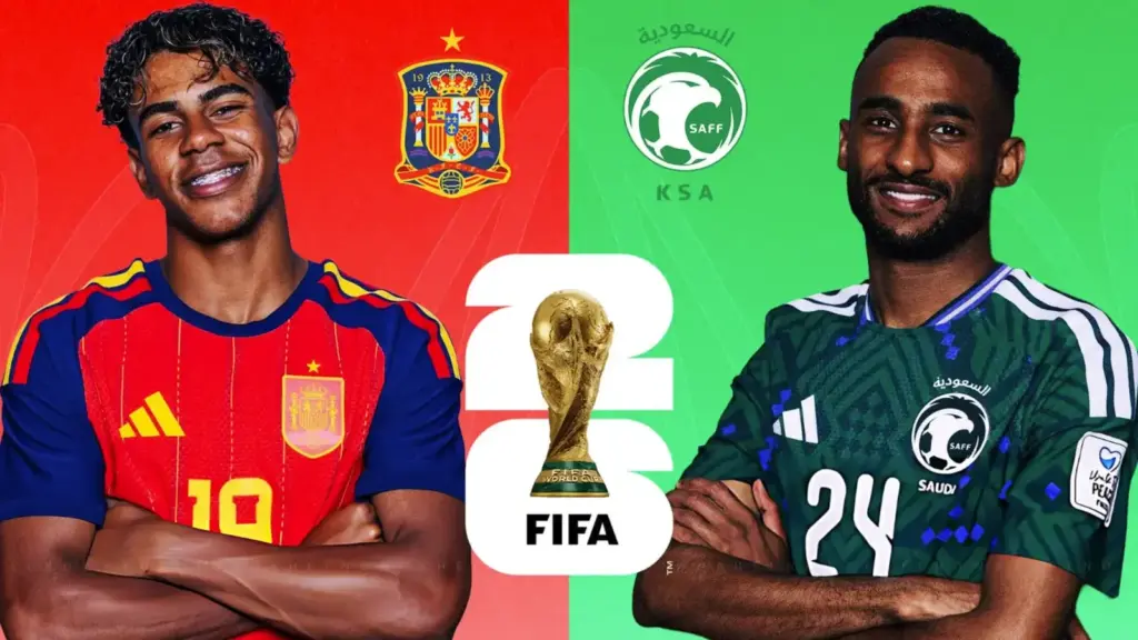 Pertandingan Terakhir Spanyol dan Arab Saudi