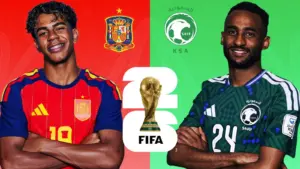 Pertandingan Terakhir Spanyol dan Arab Saudi