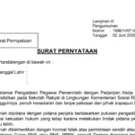 Contoh Format Surat Pernyataan 10 Poin PPPK Sekolah Rakyat