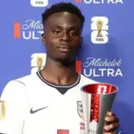 Bukayo Saka Cetak Hattrick Sejajarkan diri dengan Messi dan Dembele