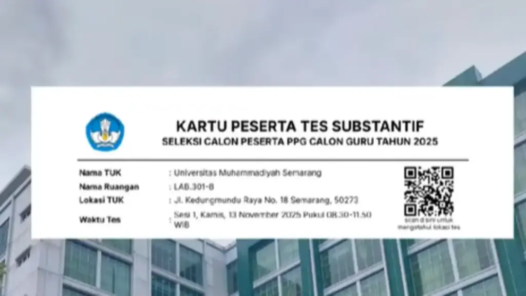 Cara Cetak Kartu Tes Substantif PPG Bagi Calon Guru 2026