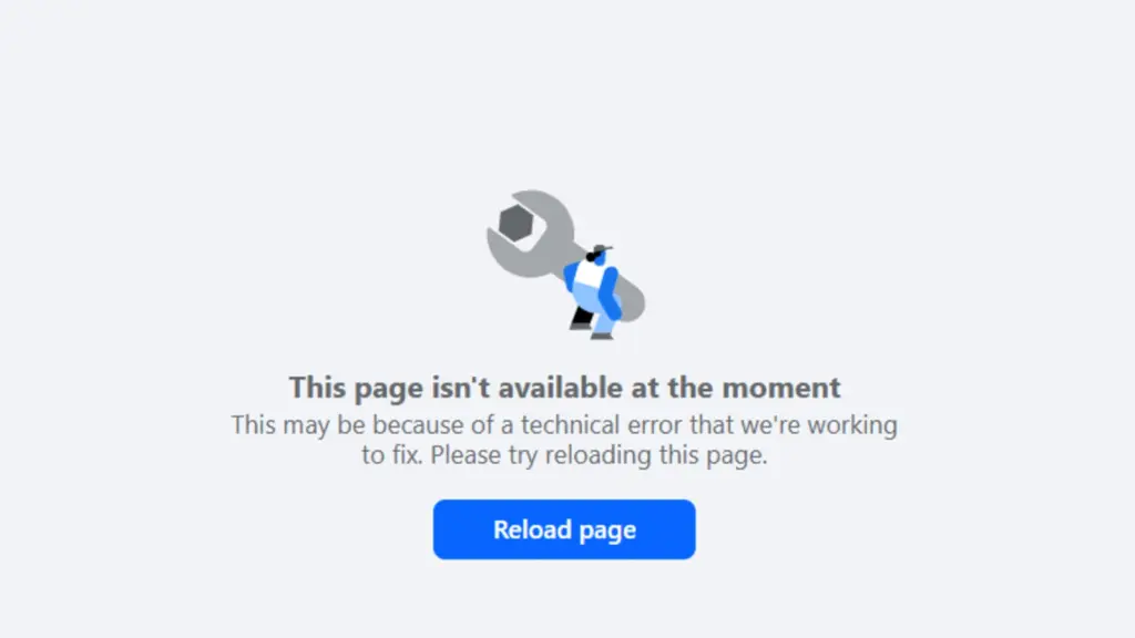 Facebook Down dan Alami Account Temporarily Unavailable