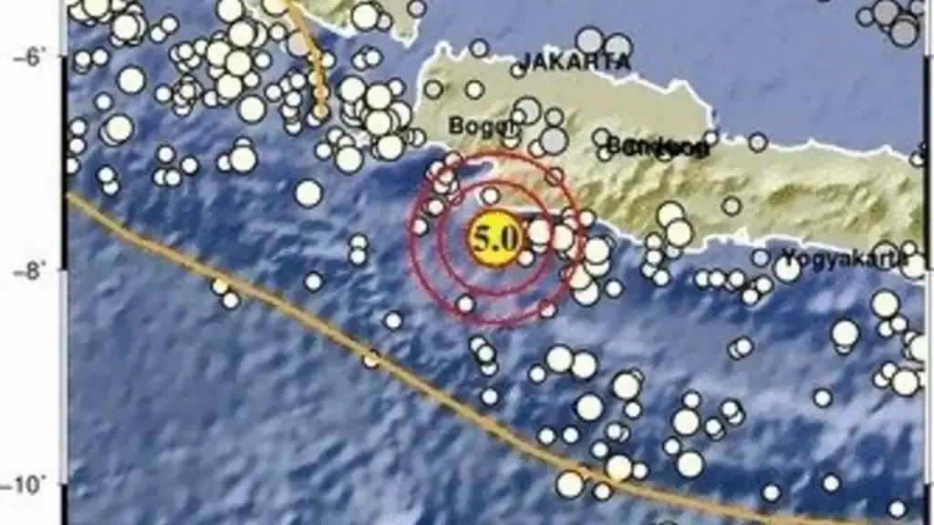 Gempa Bumi Hari Ini M 5,0 Guncang Sukabumi