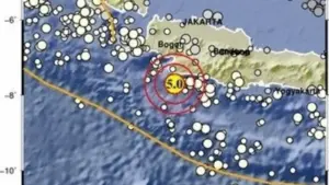 Gempa Bumi Hari Ini M 5,0 Guncang Sukabumi
