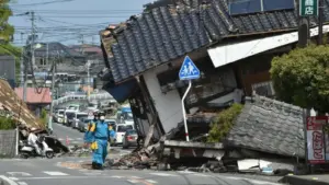 Gempa Bumi M7,1 Guncang Kumamoto Jepang