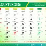 Kalender Agustus 2026: Libur Nasional dan Long Weekend