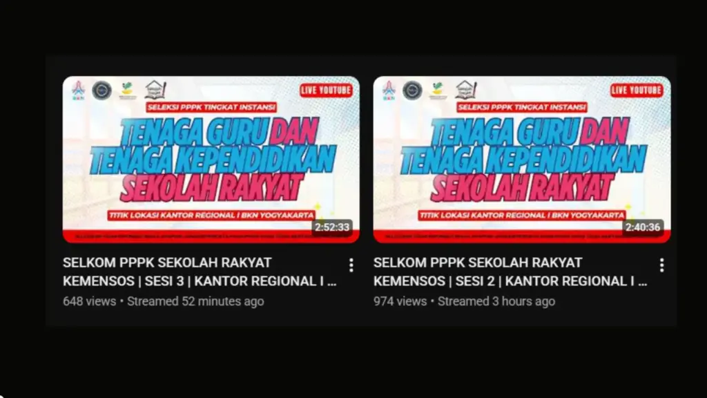 Link Live Score Hasil Seleksi Kompetensi PPPK Sekolah Rakyat 2026