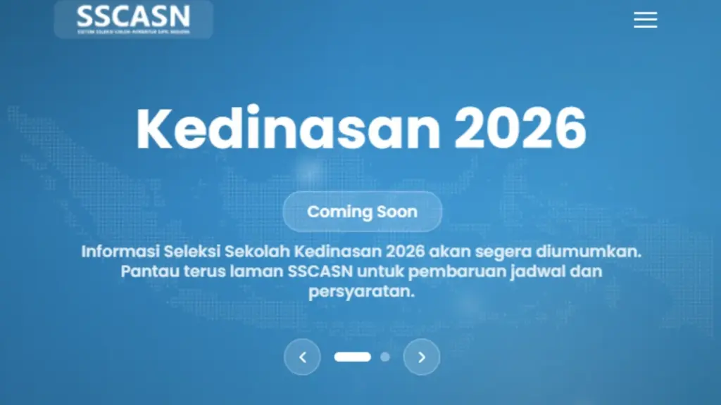 Link Pendaftaran SSCASN Sekolah Kedinasan 2026
