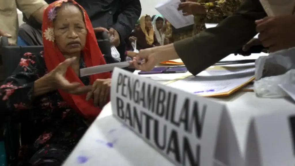 Penyaluran bantuan sosial