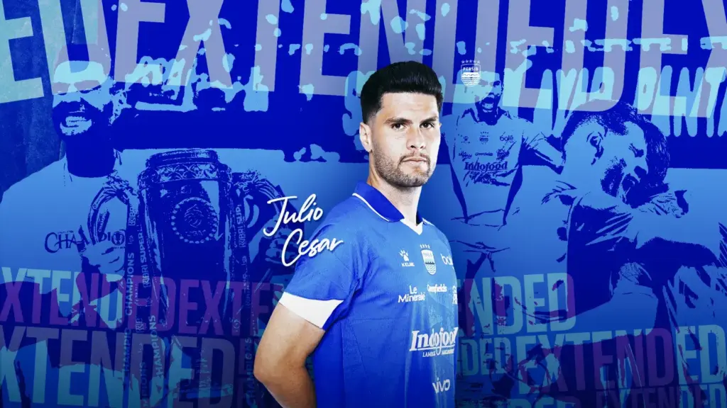 Persib Bandung Resmi Perpanjang Kontrak Julio Cesar