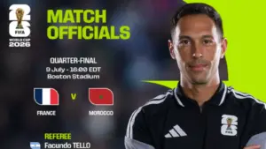 Wasit Laga Prancis vs Maroko dari Argentina Semua