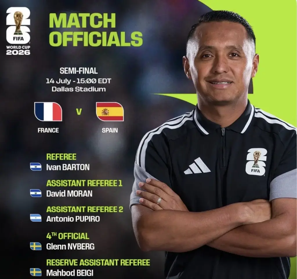 Wasit Laga Semifinal Prancis vs Spanyol