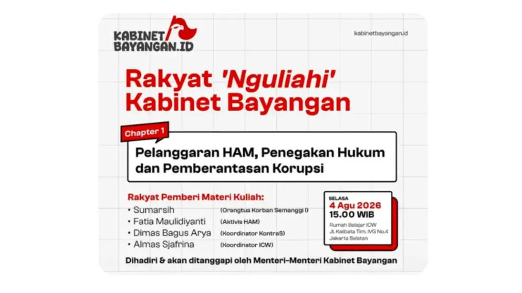 Rakyat Nguliahi Kabinet Bayangan