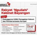 Kabinet Bayangan Gelar Diskusi Publik HAM Bersama KontraS dan ICW di Jakarta