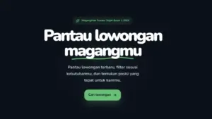 Cara Menggunakan Maganghub Tracker dan Cek Status Pantau Loker